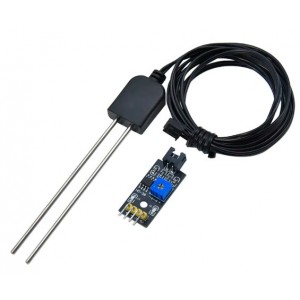 Capteur d’humidité du sol avec sonde résistive et module comparateur Capteur d’humidité du sol avec sonde résistive et module comparateur