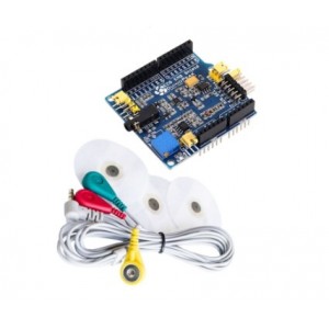 Bouclier 3 Capteur ECG/EMG/EKG Kit de développement pour Arduino