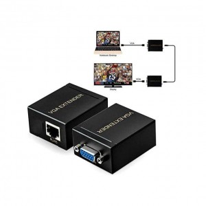 Extendeur de signal RJ45 Cat 5e Cat6 VGA 60m 1080P