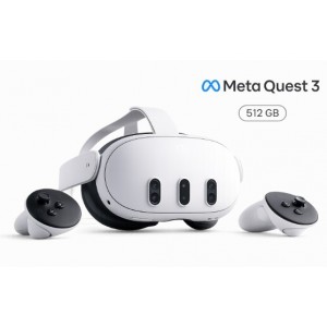 Casque de Réalité Virtuelle (VR) et Réalité Mixte (MR) Autonome Meta Quest 3 512 Go 4K 