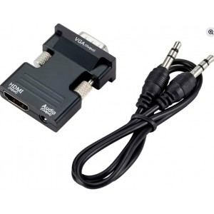 Convertisseur HDMI vers VGA avec sortie Audio 3,5 mm Full HD 1080p Convertisseur HDMI vers VGA avec sortie Audio 3,5 mm Full HD 1080p
